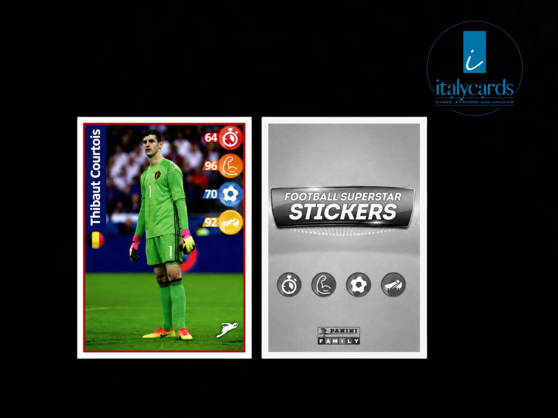 2018 PANINI FOOTBALL SUPERSTAR KELLOGG'S THIBAUT COURTOIS