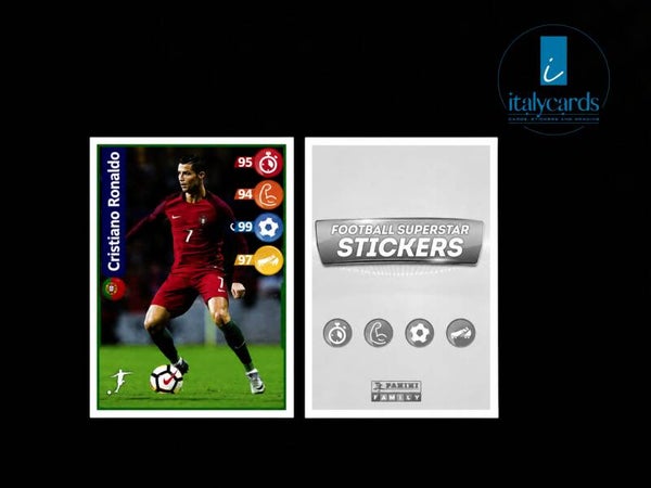 2018 PANINI FOOTBALL SUPERSTAR KELLOGG'S CRISTIANO RONALDO