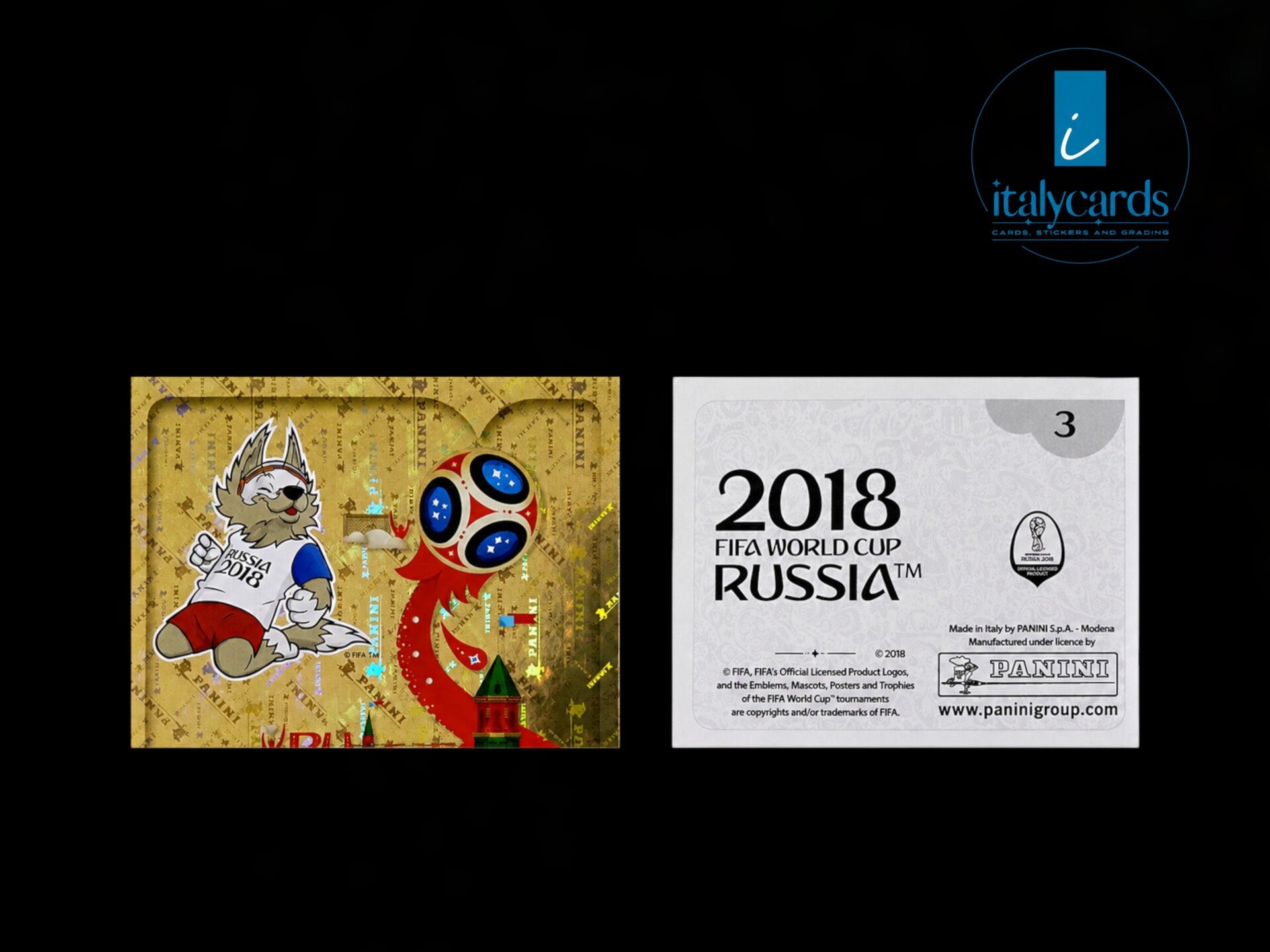 2018 PANINI RUSSIA WC STICKERS #3