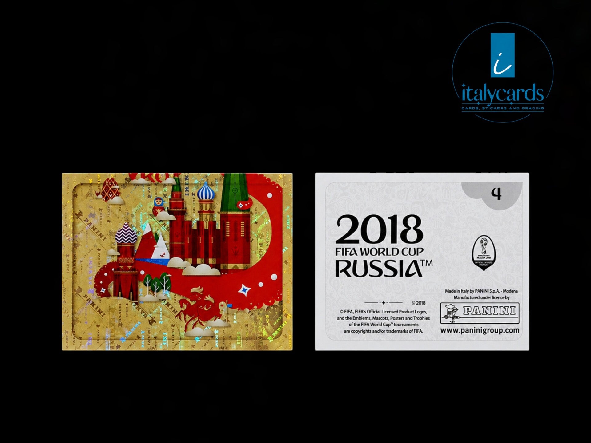 2018 PANINI RUSSIA WC STICKERS #4