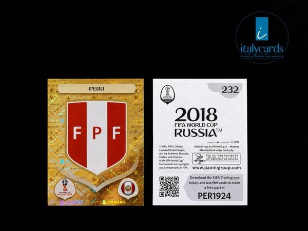 2018 PANINI RUSSIA WC STICKERS #232