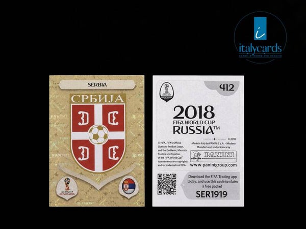 2018 PANINI RUSSIA WC STICKERS #412