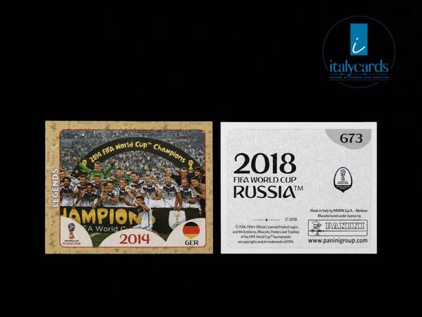 2018 PANINI RUSSIA WC STICKERS #673