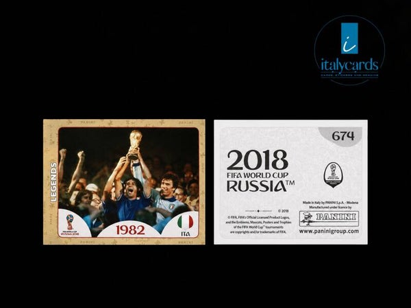 2018 PANINI RUSSIA WC STICKERS #674