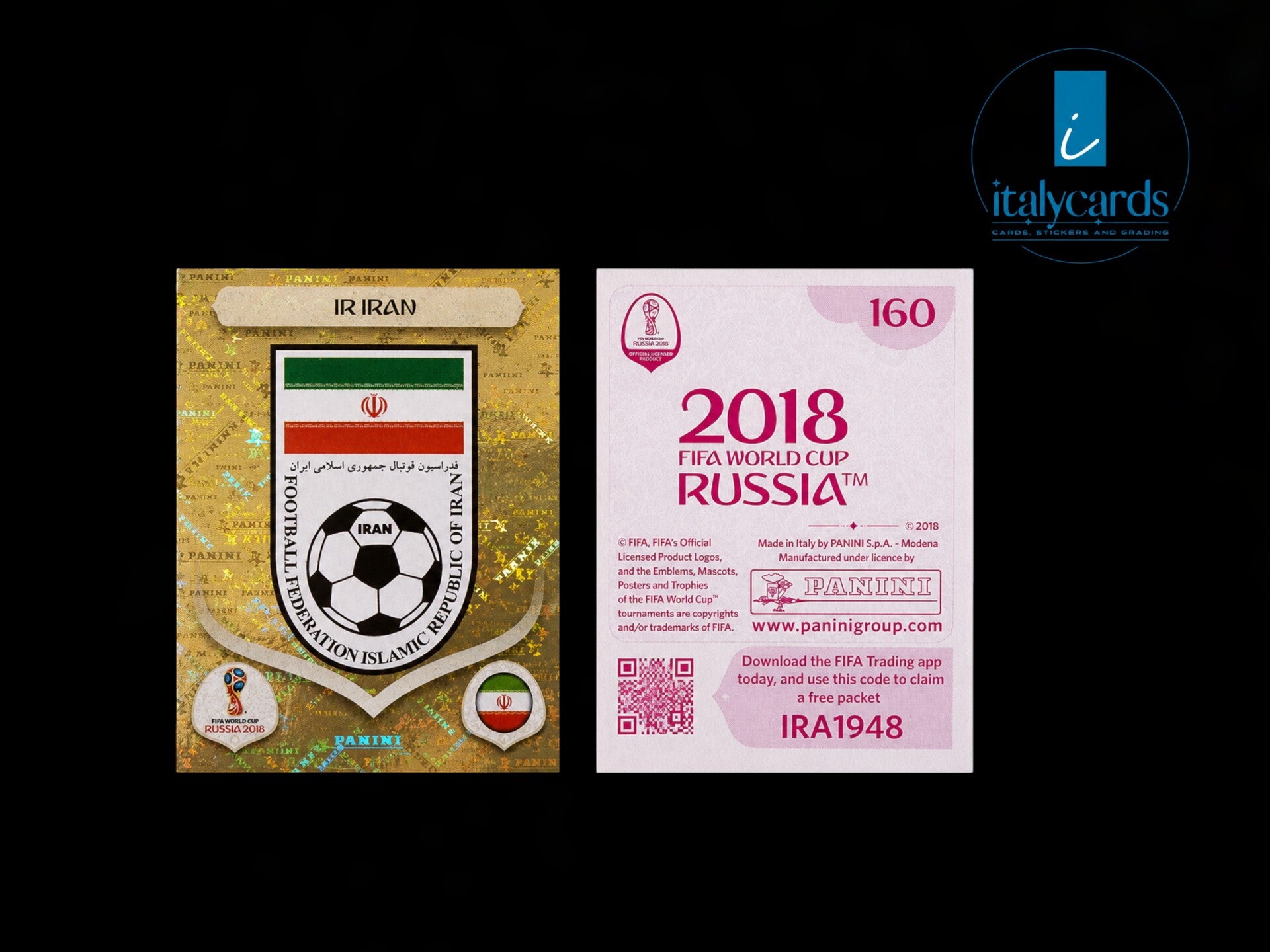 2018 PANINI RUSSIA WC STICKERS #160