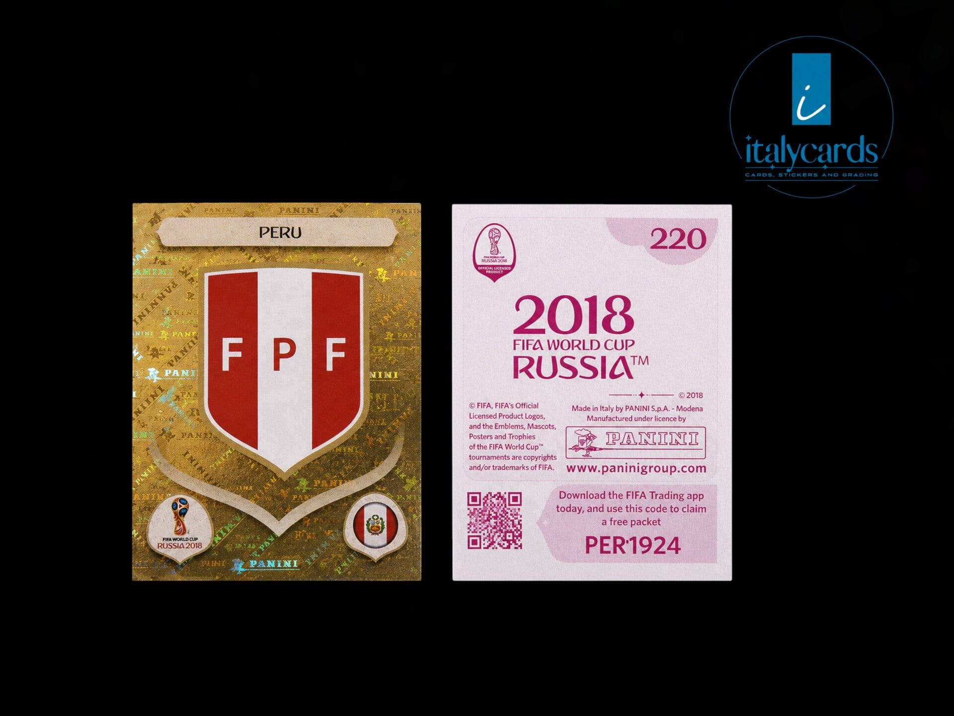 2018 PANINI RUSSIA WC STICKERS #220