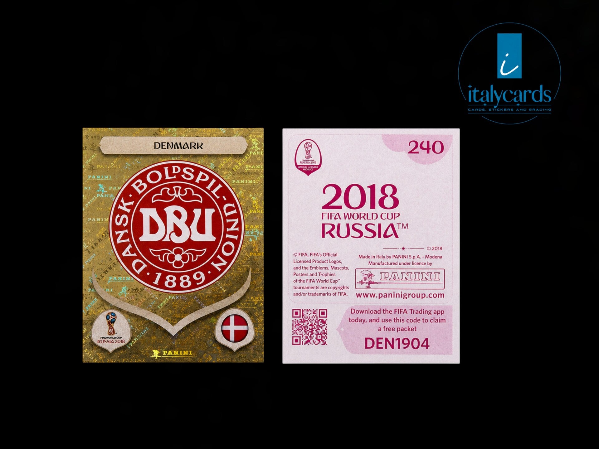 2018 PANINI RUSSIA WC STICKERS #240