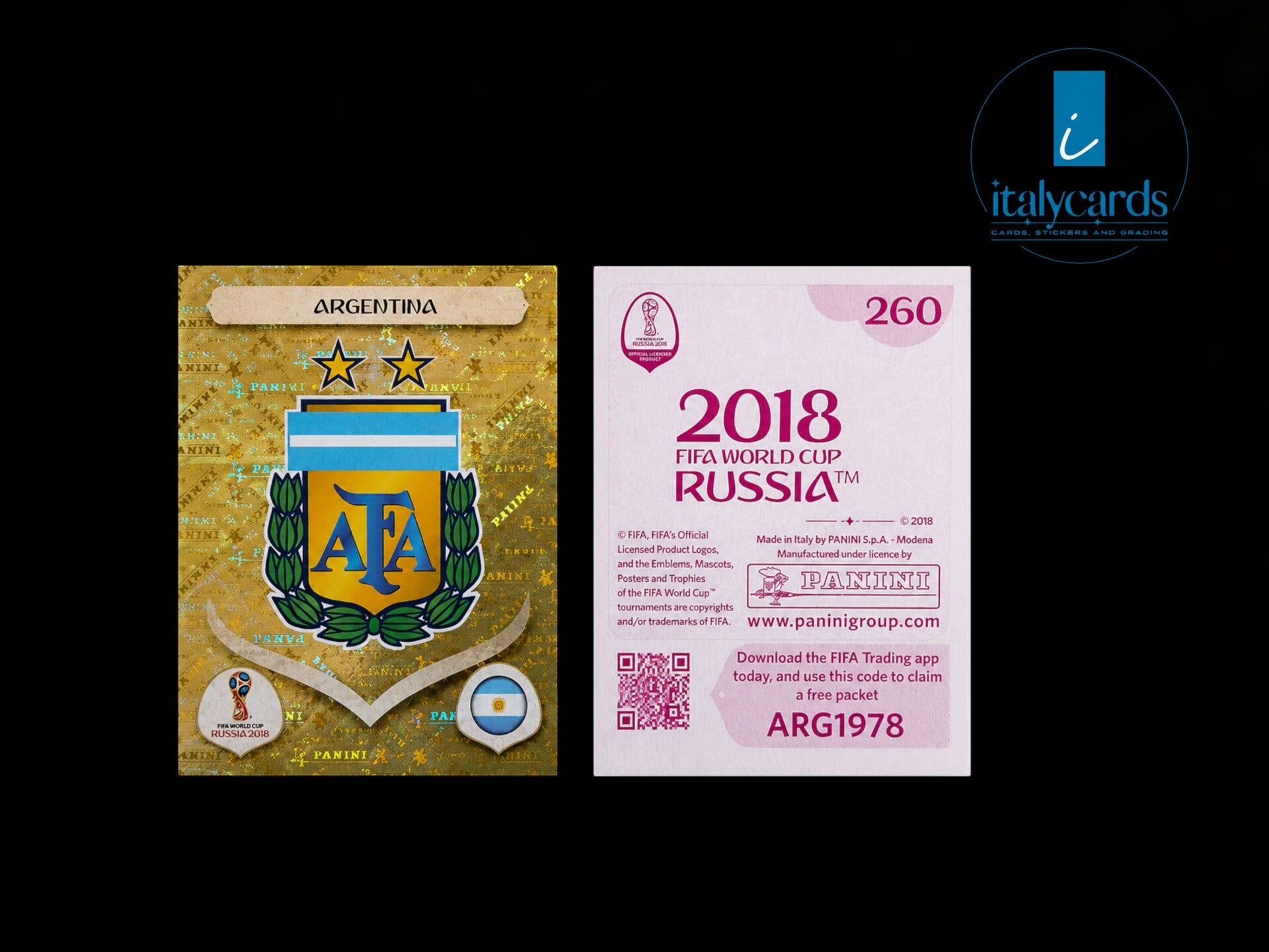 2018 PANINI RUSSIA WC STICKERS #260