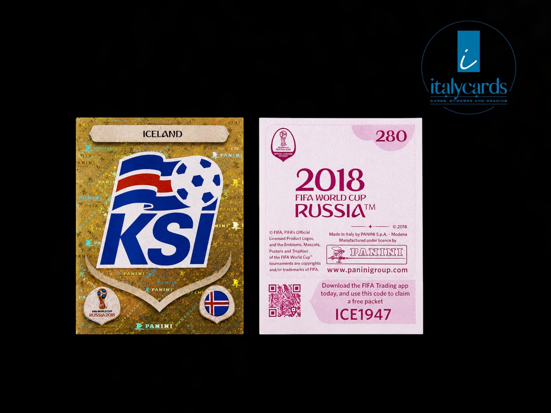 2018 PANINI RUSSIA WC STICKERS #280