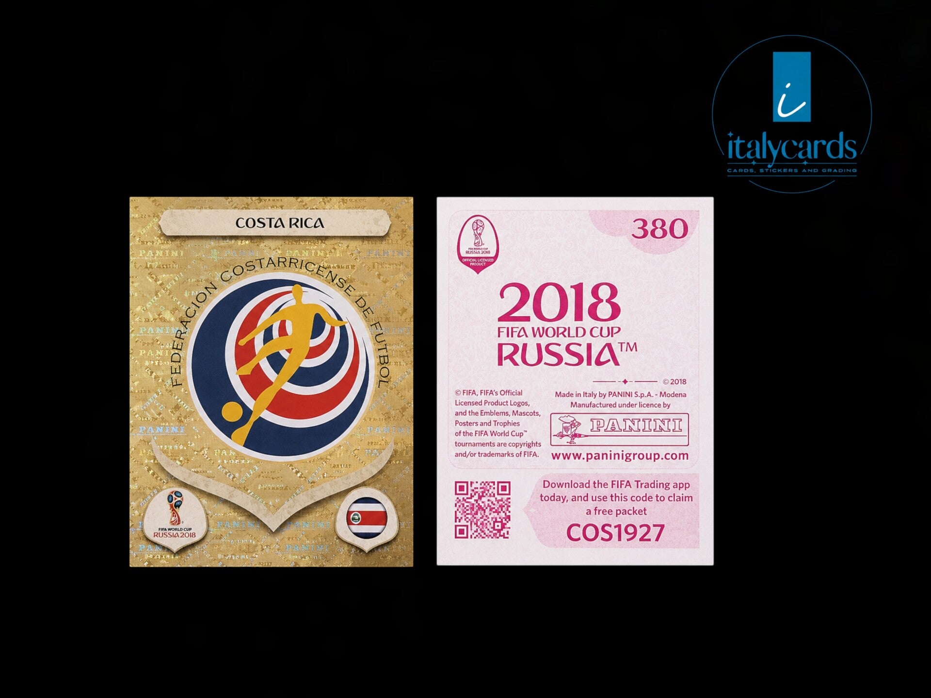 2018 PANINI RUSSIA WC STICKERS #380