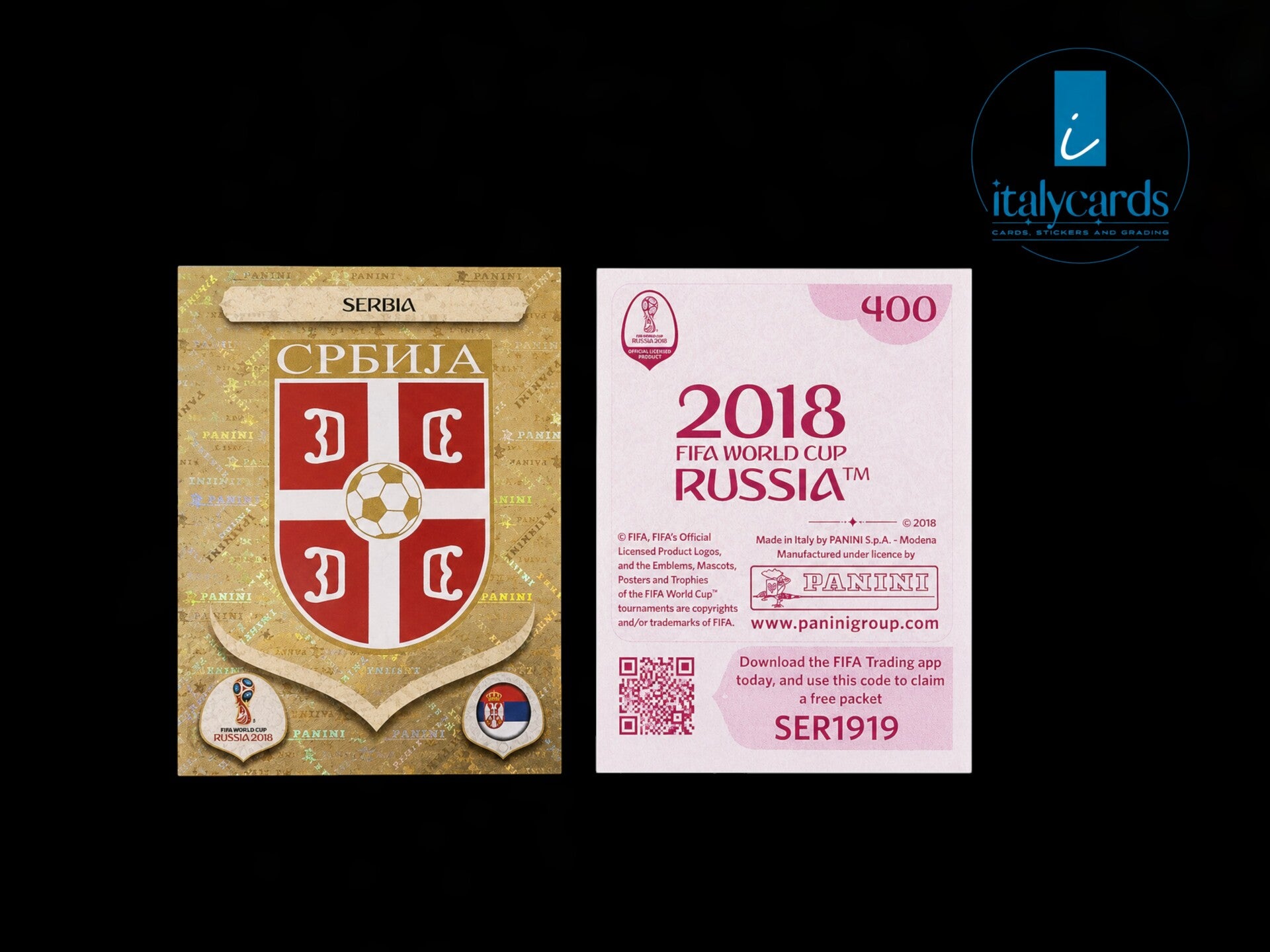 2018 PANINI RUSSIA WC STICKERS #400