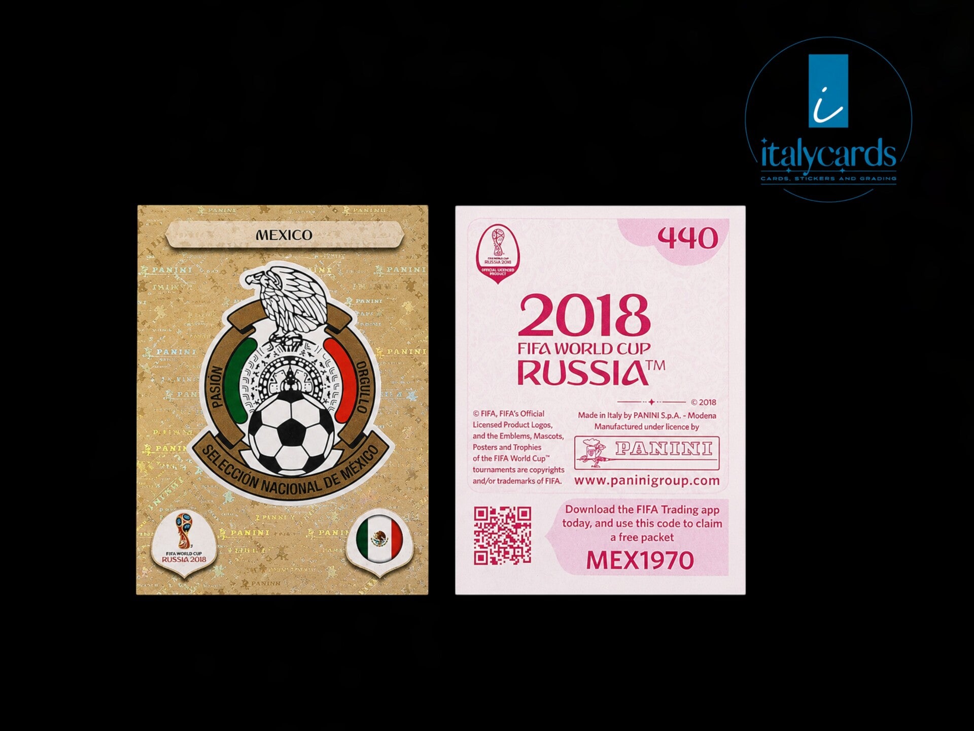 2018 PANINI RUSSIA WC STICKERS #440