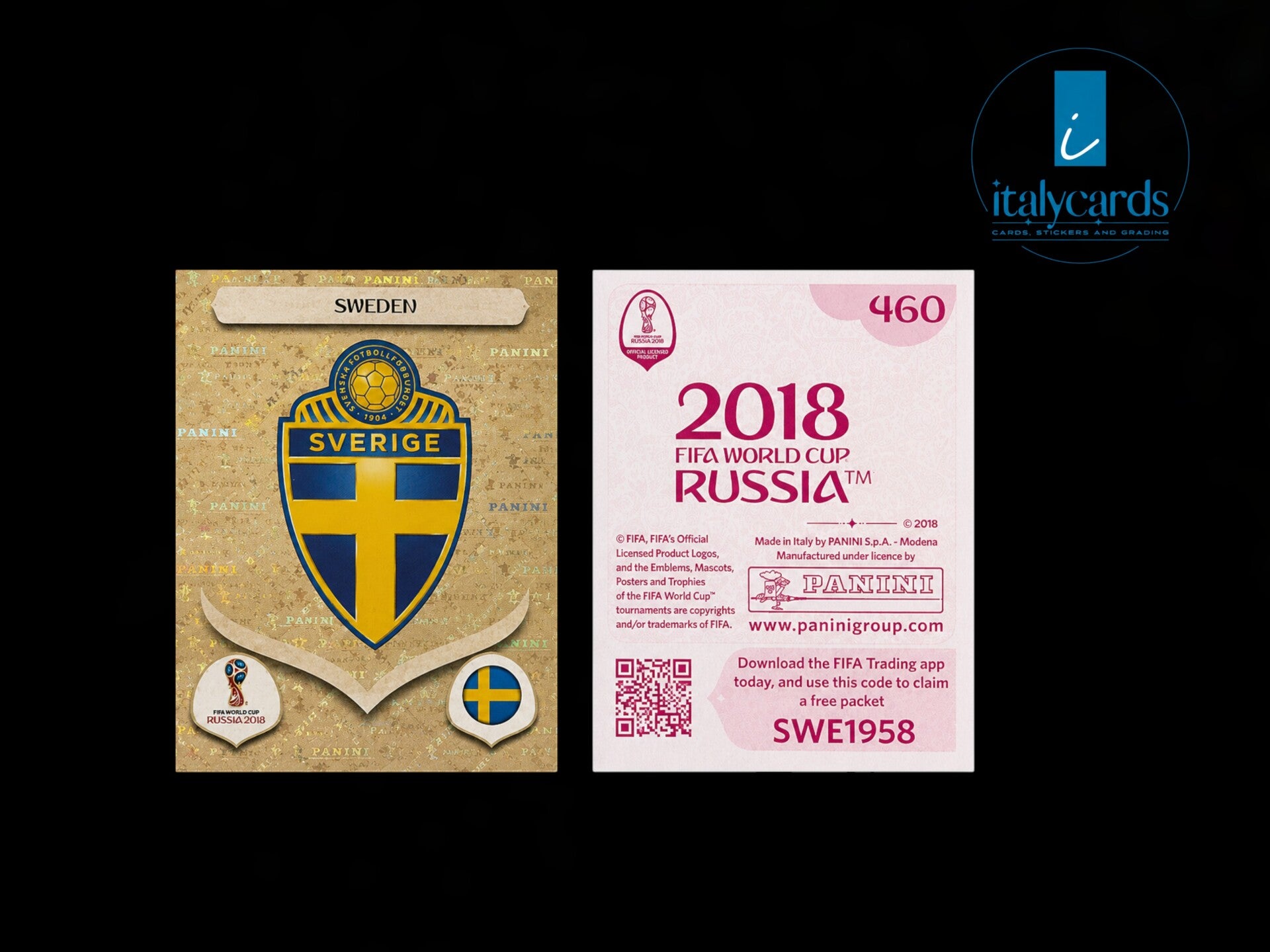 2018 PANINI RUSSIA WC STICKERS #460