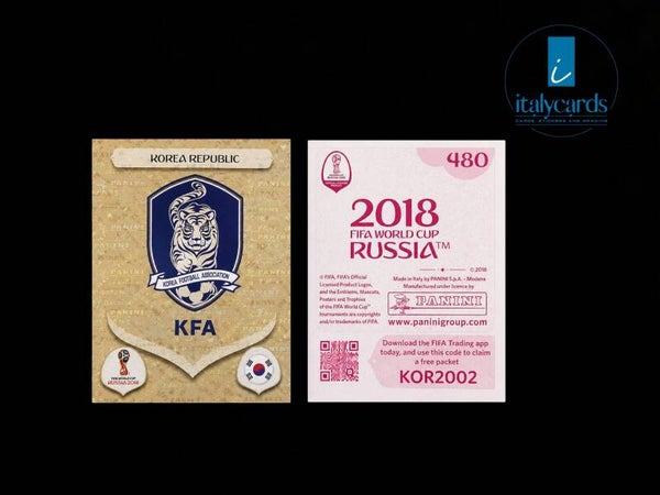 2018 PANINI RUSSIA WC STICKERS #480