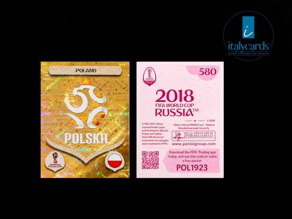 2018 PANINI RUSSIA WC STICKERS #580