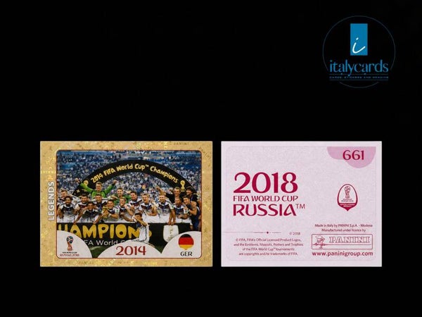 2018 PANINI RUSSIA WC STICKERS #661