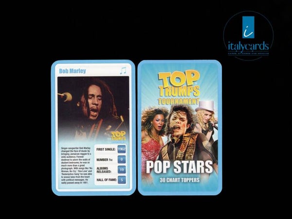 2009 TOP TRUMPS POP STARS BOB MARLEY