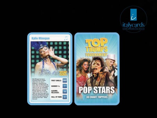 2009 TOP TRUMPS POP STARS KYLIE MINOGUE