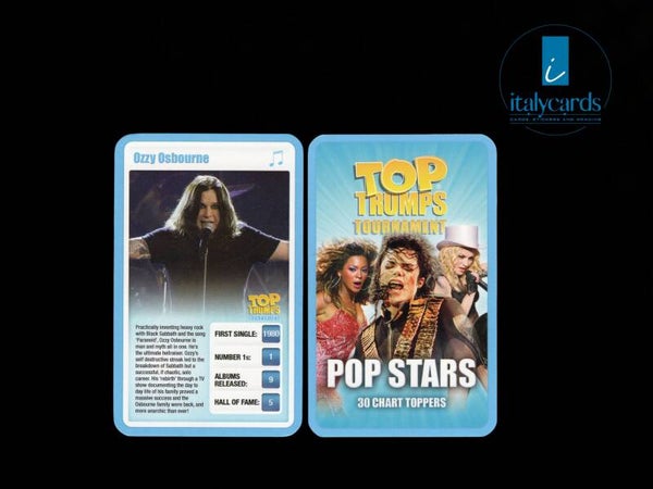 2009 TOP TRUMPS POP STARS OZZY OSBOURNE