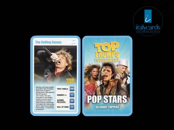 2009 TOP TRUMPS POP STARS THE ROLLING STONES