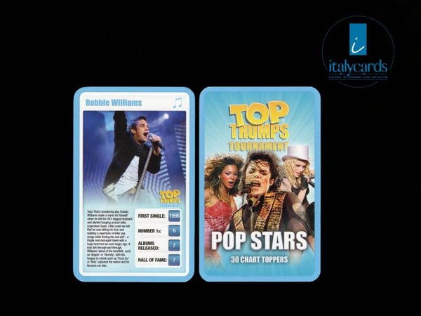 2009 TOP TRUMPS POP STARS ROBBIE WILLIAMS