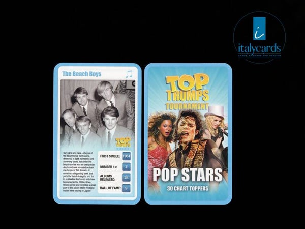 2009 TOP TRUMPS POP STARS THE BEACH BOYS