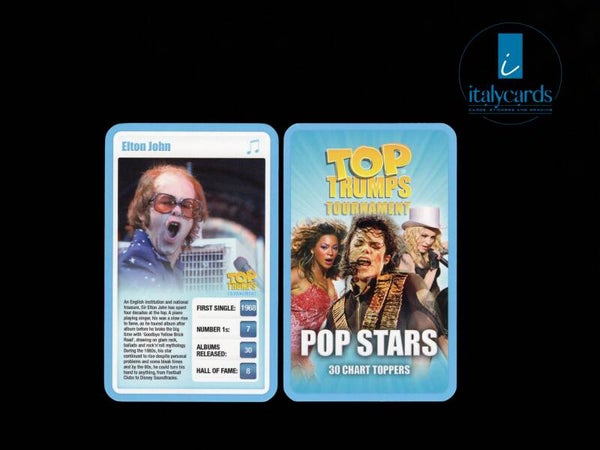 2009 TOP TRUMPS POP STARS THE ELTON JOHN