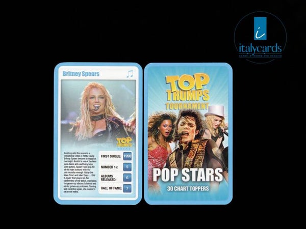 2009 TOP TRUMPS POP STARS THE BRITNEY SPEARS
