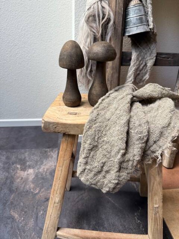 2008, Setje houten paddestoelen set B ( 2 stuks)