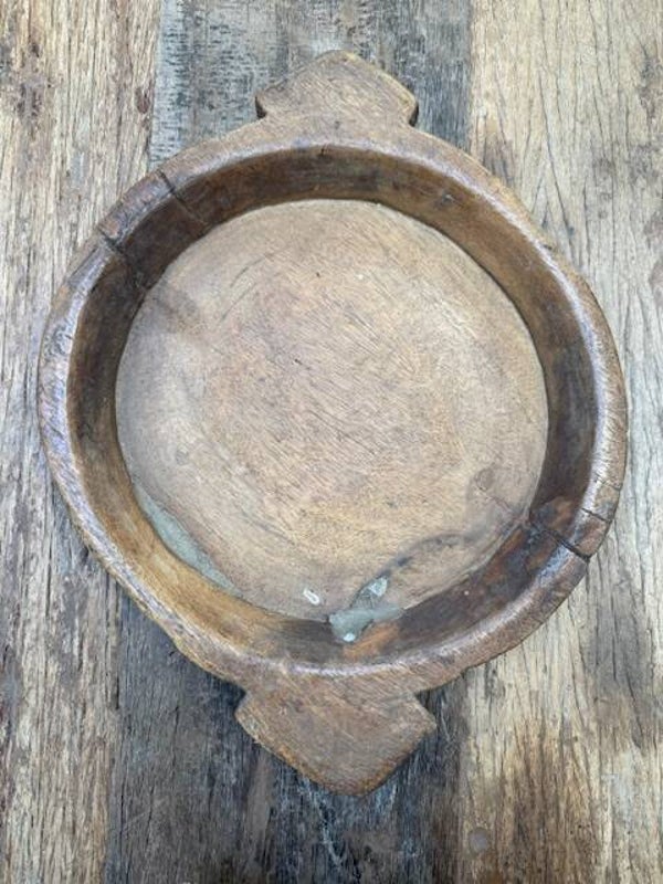 2042, Oude Houten Indiaanse Chapati , 43 x 33cm,