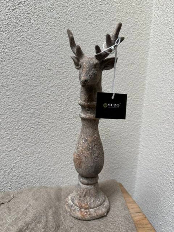 3012, Suzo Ornament hert blaze S, potterie, 30,5cm