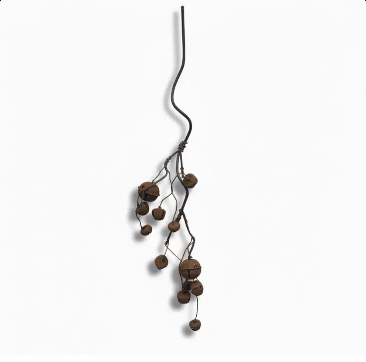 3060. Strengel roestige belletjes M, 52cm