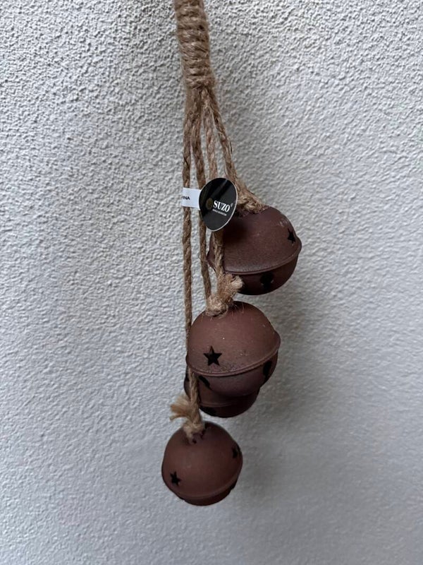 3066, suzo ronde roestige bellen hanger