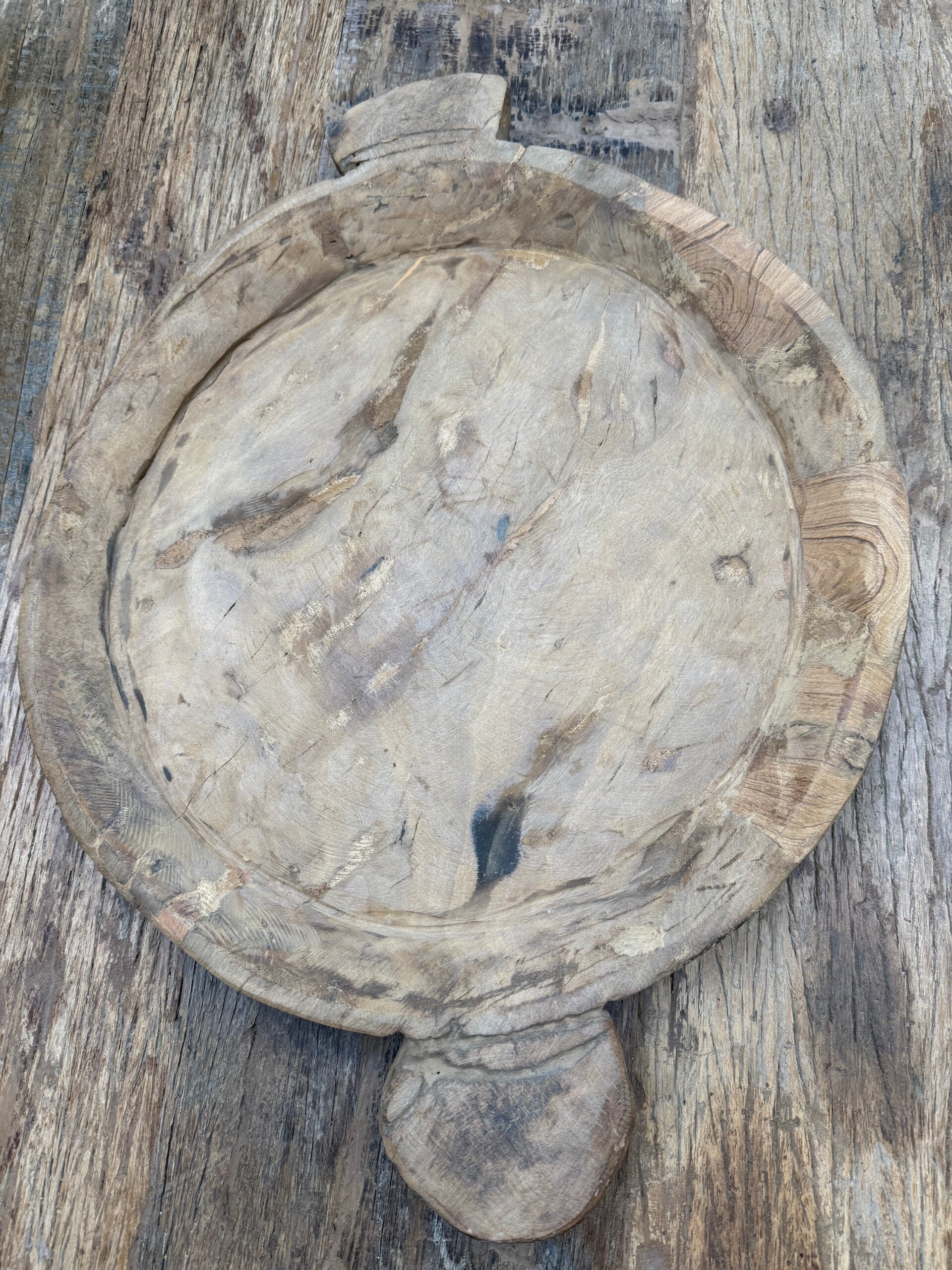 3076, grote zware Chapati schaal ,56 x 43