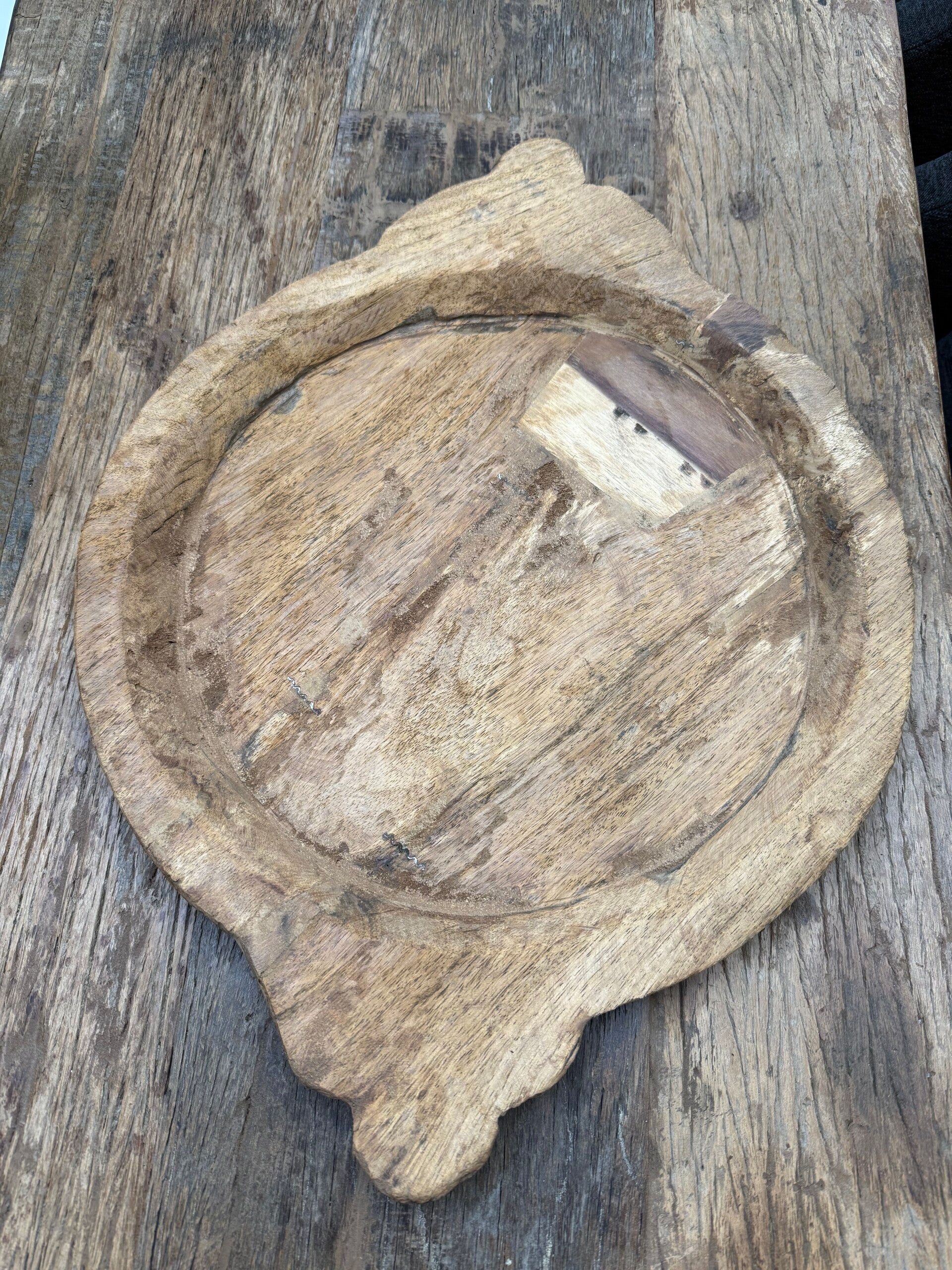 3077, grote zware Chapati schaal ,56 x 42