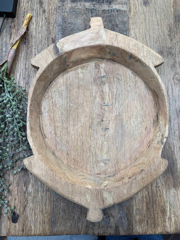 3080, Grote houten Chapati schaal, 51 x 35,5cm