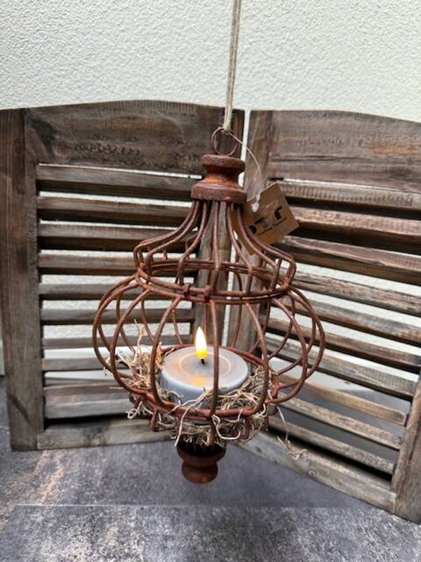 1030, Landelijke roestige hanger lantaarn