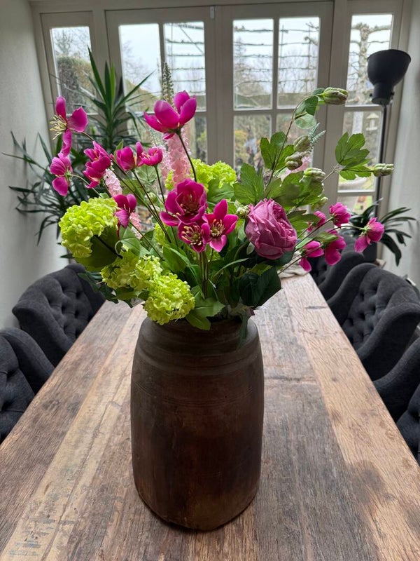 Prachtige grote boeket bloemen (kunst)