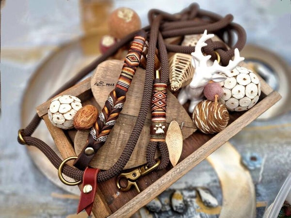 Retrieverleine Modell "Espresso"