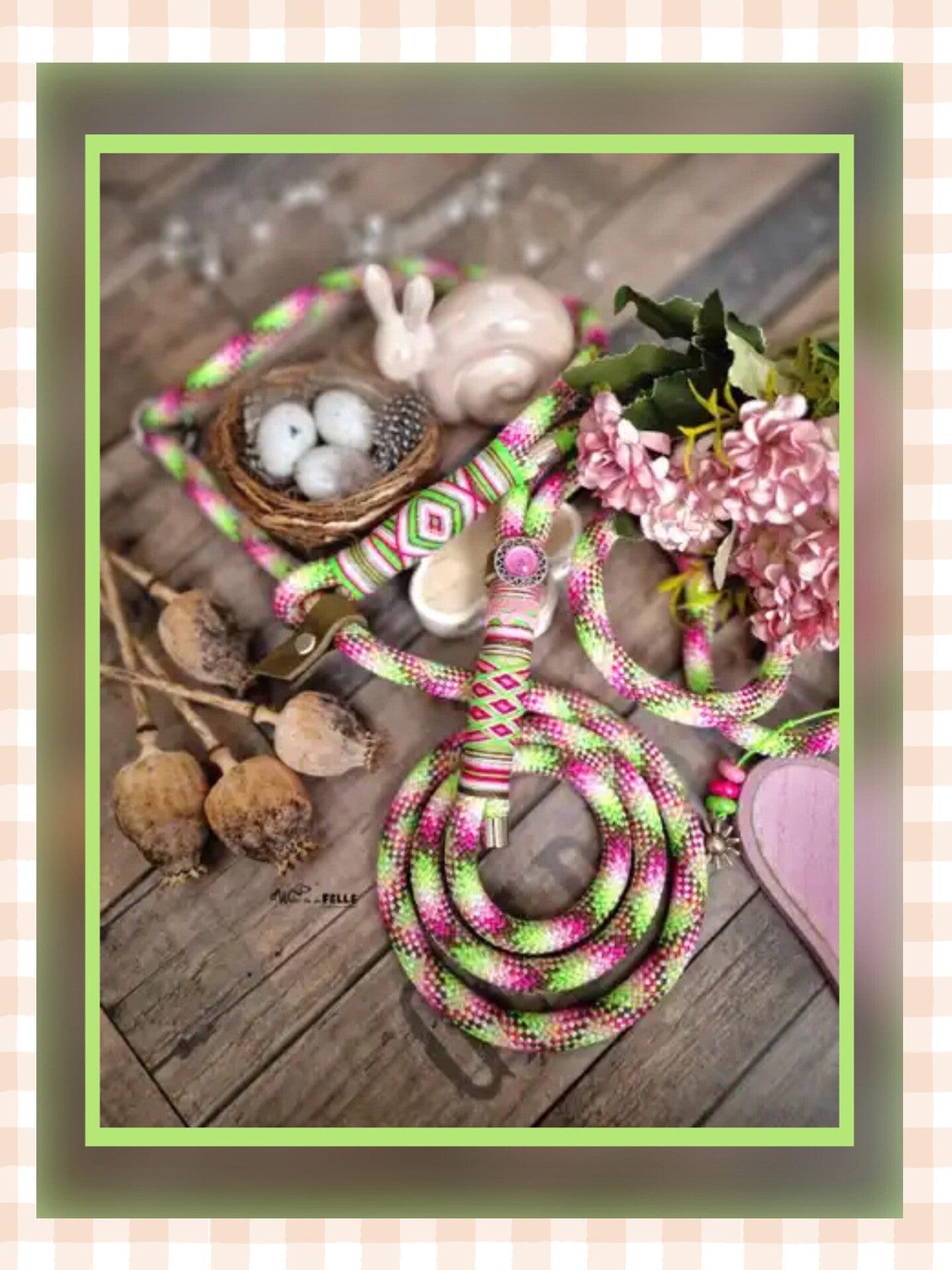 Retrieverleine Modell "Blumenwiese"