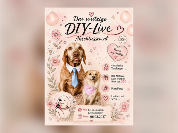 Das wutzige DIY-Live Abschlussevent