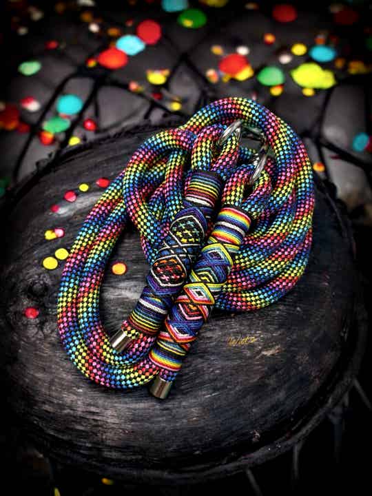 Sofortkauf-Leine Regenbogen