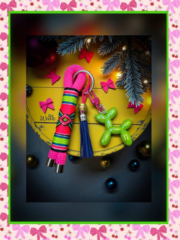 Sofortkauf BalloonWutz-Anhänger „FlowerPower/Mascherl“