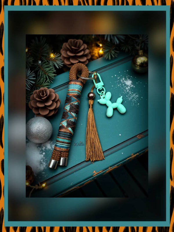 Sofortkauf BalloonWutz-Anhänger „Schoko/Aqua“