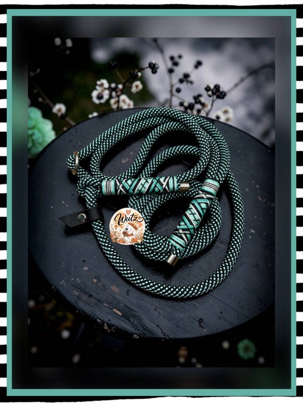 Retrieverleine Modell "Minz-in-Black“