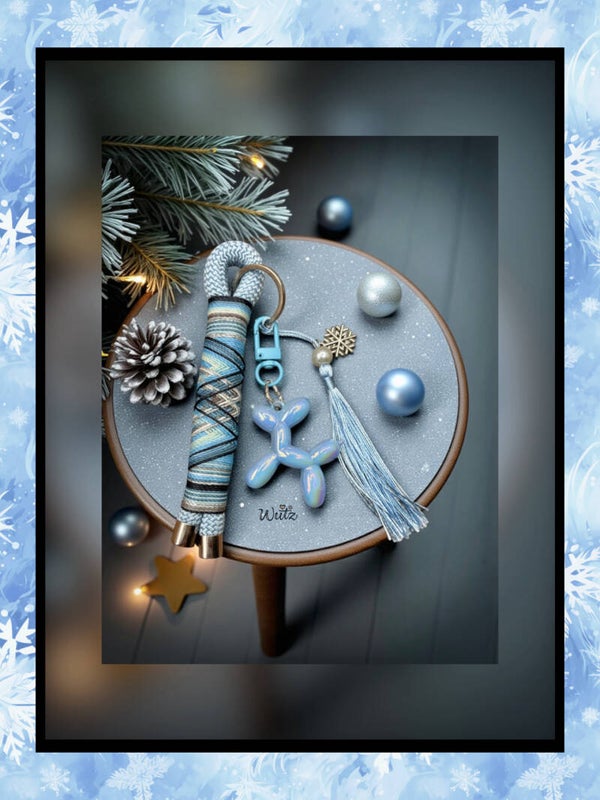 Sofortkauf BalloonWutz-Anhänger „Eiskristall“