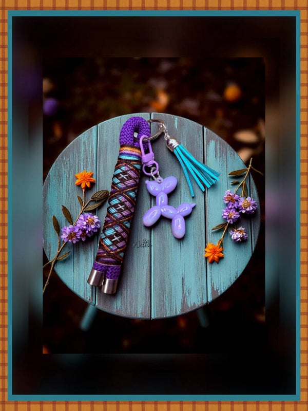 Sofortkauf BalloonWutz-Anhänger „Kupfer/Purple“