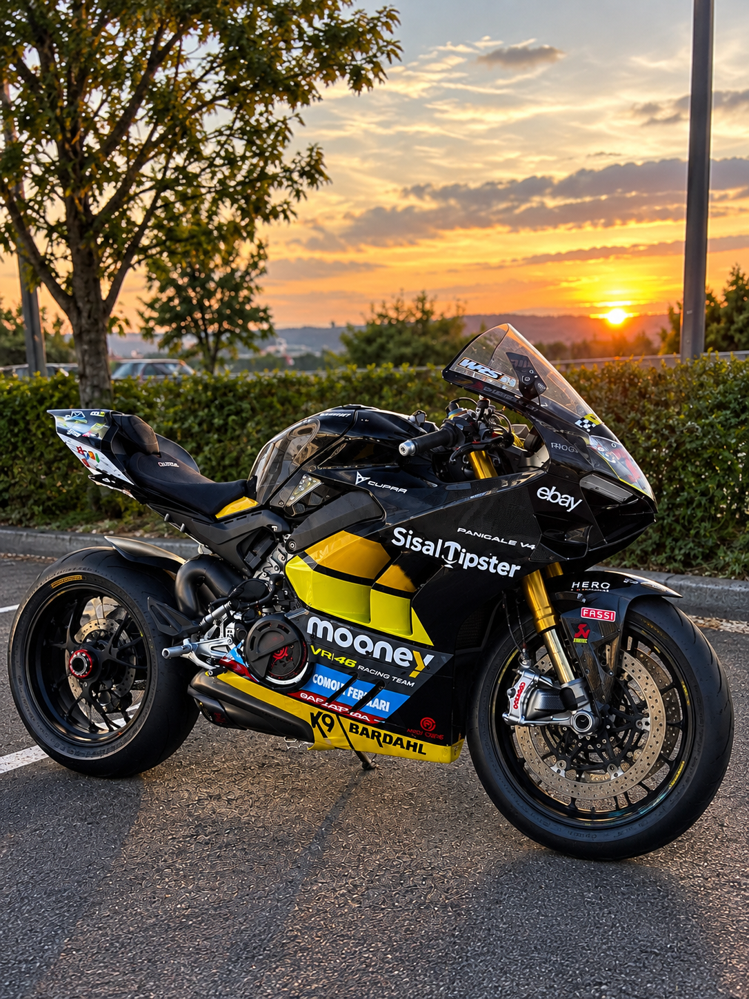 DUCATI PANIGALE V4 BEZZECCHI RACING REPLICA N°56/72
