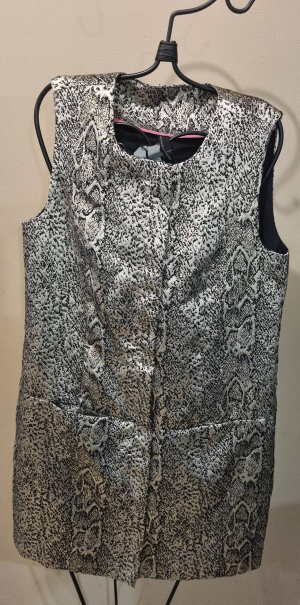 Robe noire et dorée/argentée 38, Vero Moda