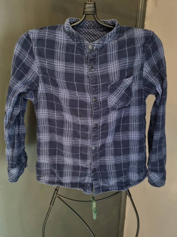 chemise bleue réversible, Kiabi, 8 ans